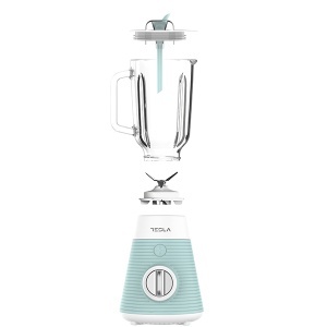 Blender sa stakelnom posudom 1,5 l i levkom plavo-beli Tesla BL510BWS - Img 2