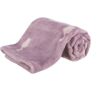 Ćebe lilly od pliša 70x50cm bordo