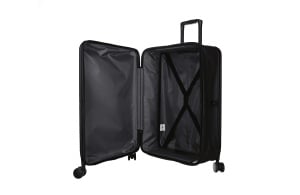 Čvrsti kofer sa točkićima Enova Slim ABS 46x66x24/11,5cm 67L crna - Img 3