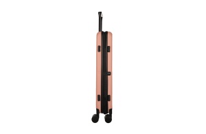 Čvrsti kofer sa točkićima Enova Slim ABS 46x66x24/11,5cm 67L puder roze - Img 5