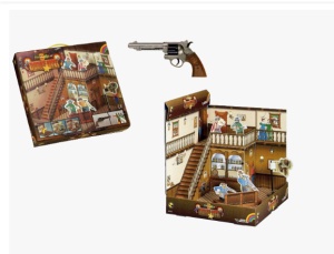Dečija igračka Dodge city-3D postavka sa metama i pištoljem