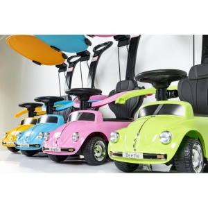 Dečiji Automobil na Guranje Beetle Push 3in1 Plavi - Img 14