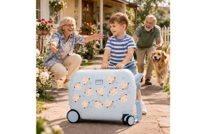 Dečiji kofer na točkićima Baby Pets plava Movom 41.910.11 - Img 7