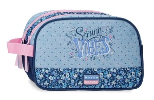 Dečiji neseser sa 2 pregrade Movom Spring Vibes 26x16x10cm plava