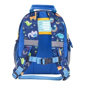 Dečiji ranac Belmil Mini Kiddy 305-9 Little Jungle plava 20x23x9+6cm - Img 3