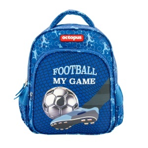 Dečiji Ranac Octopus Okb2600 Football My Game 26x10x30,5cm plava