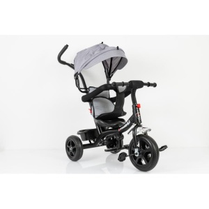 Dečiji tricikl sa tendom i pedalama sivi BCK0326
