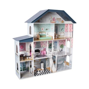 Drvena kućica za Barbi lutke Premium 130,3x36x134,5cm Barbie 330162
