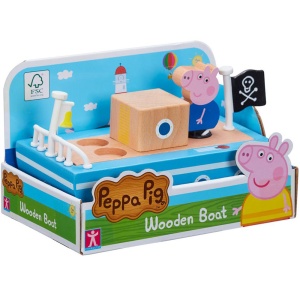 Drveni brod Peppa Prase 1041114