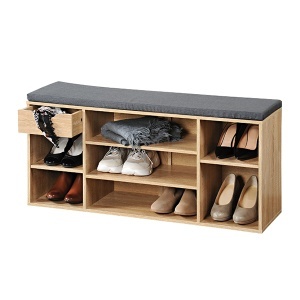 Drveni cipelarnik sa klupom 101x29x48cm Kesper KSP15927