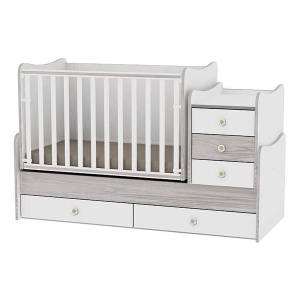 Drveni krevetac Maxi Plus 70/160 White Artwood Lorelli 10150300030