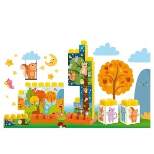 Edukativne igračke 3D slagalica kocke šumske životinje Lisciani 44109 - Img 3