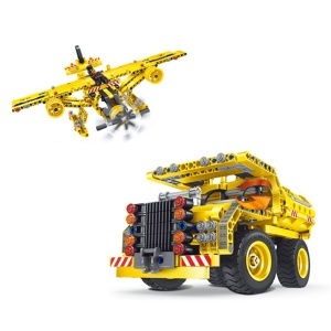 Edukativni set konstruktor Stem Kamion i Avion Lisciani 39267 - Img 2