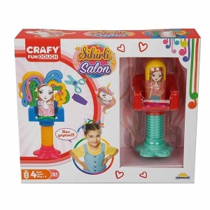 Edukativni set plastelin frizerski salon Crafy Fun Dough 100041 - Img 2