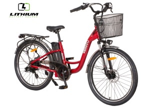 Električni bicikl 36V 10Ah crveni Veneco Elite 1300127