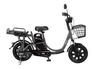 Električni bicikl 48V 12Ah sivi Veneco Uno Cargo 1300165 - Img 2