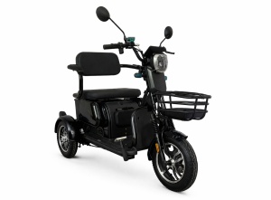 Električni tricikl 60V 20Ah 0,5kW max 30km/h crni Veneco Comodo 1300178