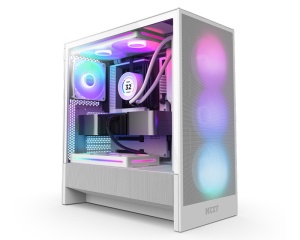 Gejming kućište NZXT H5 Flow RGB belo (Mid Tower) - Img 2