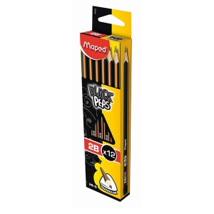 Grafitna olovka 12u1 Maped 2B Black Peps M850022