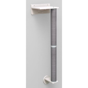 Grebalica penjalica zidna 35x130x25cm belo/siva