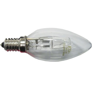 Halogena štedna sijalica Elit B35 28W E14 3000K 220-240V ELF8400