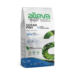 Hrana za pse Okeanska riba Medium Maxi 12kg Adult Holistic Alleva ALP00242