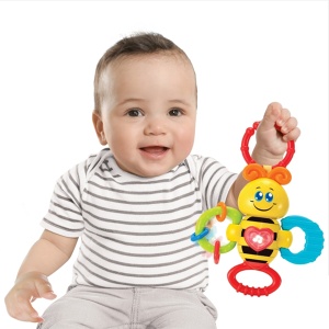 Igračka za bebe svetleća zvečka pčelica Winfun 47261 - Img 3