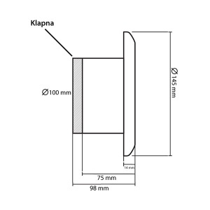 Izduvni ventilator V02102 - Img 3