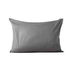 Jastučnica pamučni damast 40x60cm pruga siva