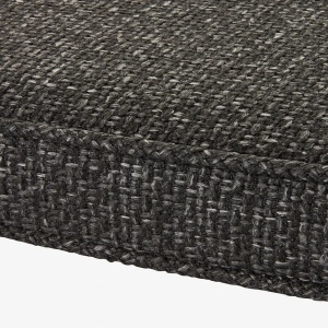 Jastuk sedalica za stolice 48x49x6 cm crn Vesterhede 3726214 - Img 3