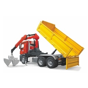 Kamion MB Arocs kiper sa kranom Bruder 036515 - Img 4