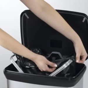 Kanta za otpatke 30 L sa pedalom srebrna Deco Curver CU 02164-582 - Img 2