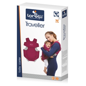 Kengur nosiljka za bebu Traveller Red Lorelli 10010060004 - Img 3
