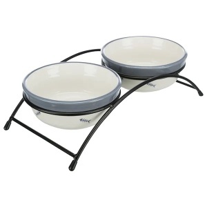 Keramički set na postolju 2x0.3l/12cm ribe Trixie 24790