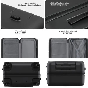 Kofer Classic Pro 665 x 433 x 275mm crni Xiaomi 6941812785881 - Img 4