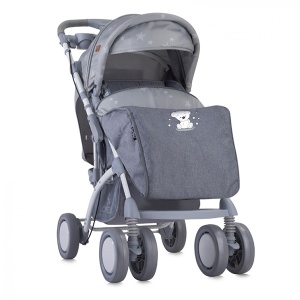 Kolica za bebe Toledo Set Grey Me Teddy Lorelli 10021191833 - Img 2