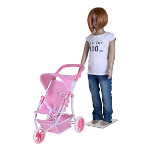Kolica za lutku Jogger Lio 59x35,5x63,5cm roze Knorr 165382 - Img 2