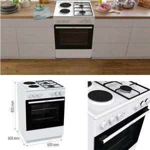 Kombinovani šporet 65l Gorenje GK6A10WG - Img 3