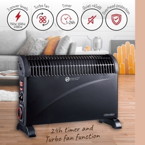 Konvektorska grejalica sa ventilatorom u tajmerom 2000 W Mesko MS7741 - Img 4