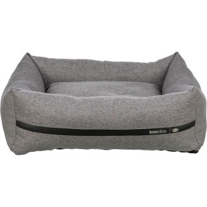 Krevet city style kockasti 100x70 sivi