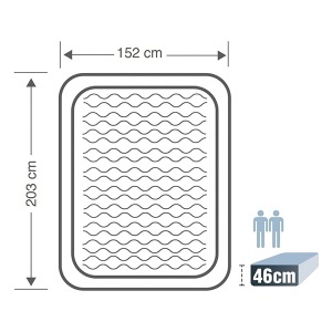 Krevet na naduvavanje Dura-Beam Deluxe 152x203x46cm Intex 64428ND - Img 2