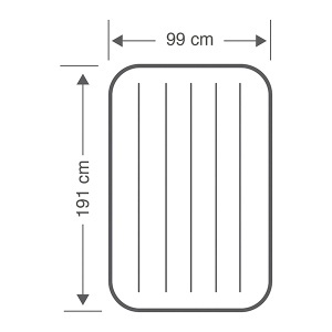 Krevet na naduvavanje Dura-Beam Standard 99x191x25cm Intex 64101 - Img 3