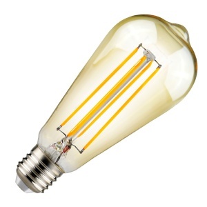 LED filament sijalica dimabilna toplo bela 8W Prosto LS-ST64FDA-WW-E27/8
