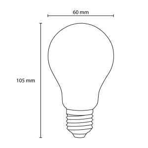 LED filament sijalica klasik toplo bela 7.5W Osram 4058075591097 - Img 2