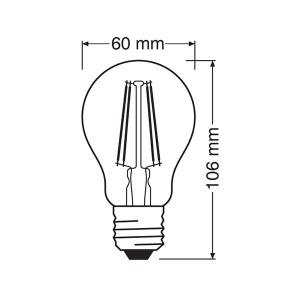LED filament sijalica toplo bela 7W Ledvance 4099854054396 - Img 2