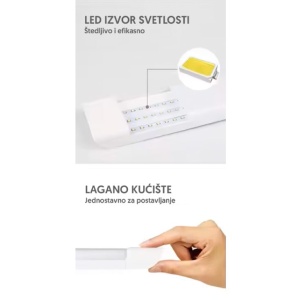 LED nadgradna lampa prizma 60cm 26W LCN-7525-60/CW - Img 5