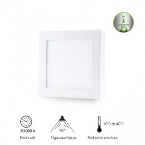 LED panel nadgradni KNS5-18W 4000K 201306