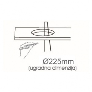 Led panel ugradni KNC1 24W 2160Lm 6500K Dawn 201280 - Img 2