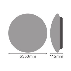 LED plafonjera sa senzorom pokreta 35cm 18W Osram O18008 - Img 3