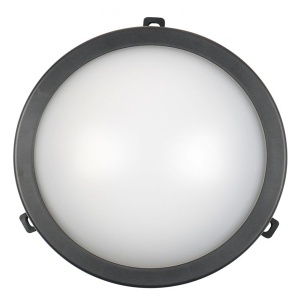 Led svetiljka 12W okrugla 4000K crna C407-502